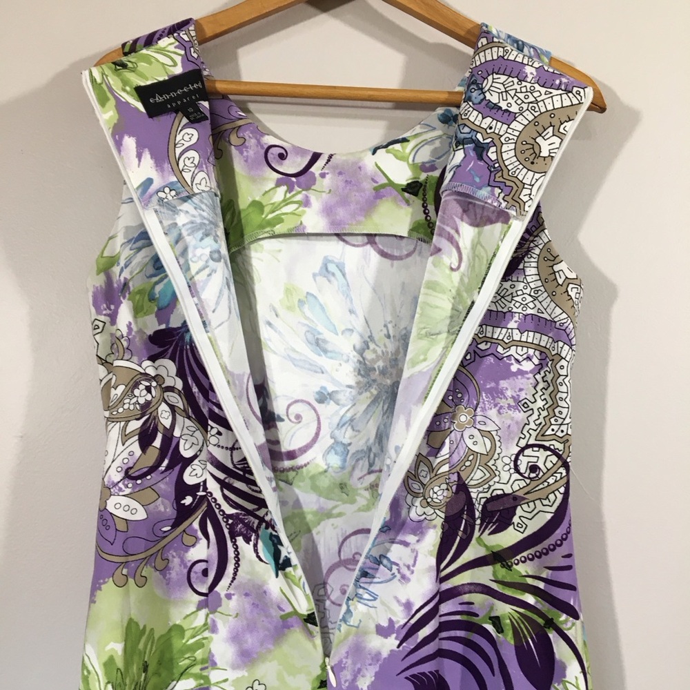 Connected‎ Apparel Floral Shift Dress - Picture 4 of 7